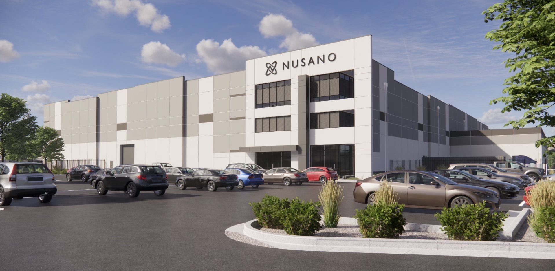 Rendering of Nusano production facility