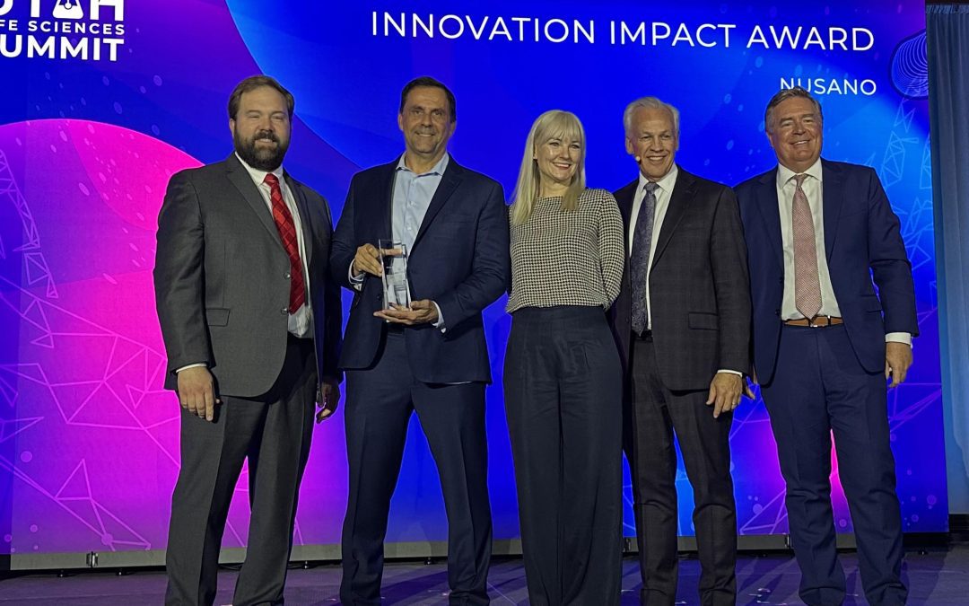 Nusano Receives Innovation Impact Award from BioUtah